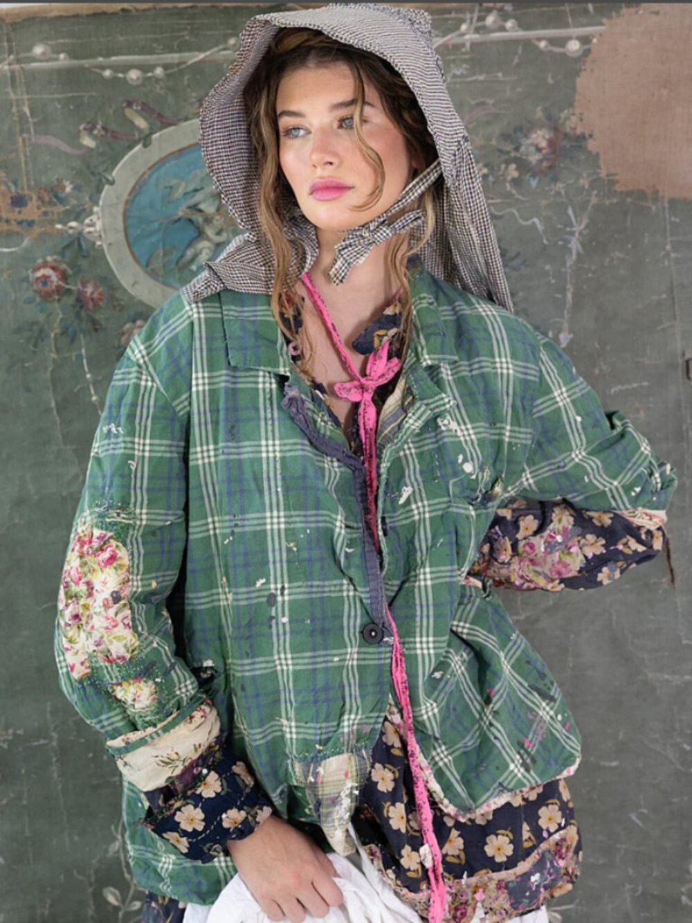 MAGNOLIA PEARL Saffi Jacket 907 Romeo Check, Reversible, SOLD OUT, OSFM